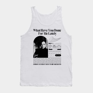 Janet Jackson What Have You Done For Me Lately Tank Top